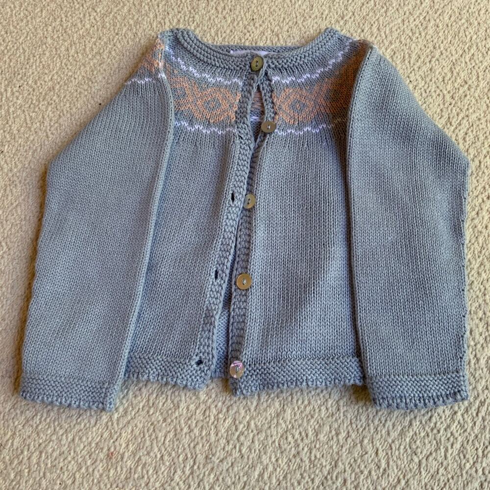 Mi Lucero Sweet Baby Cardigan‎ size 6 mo